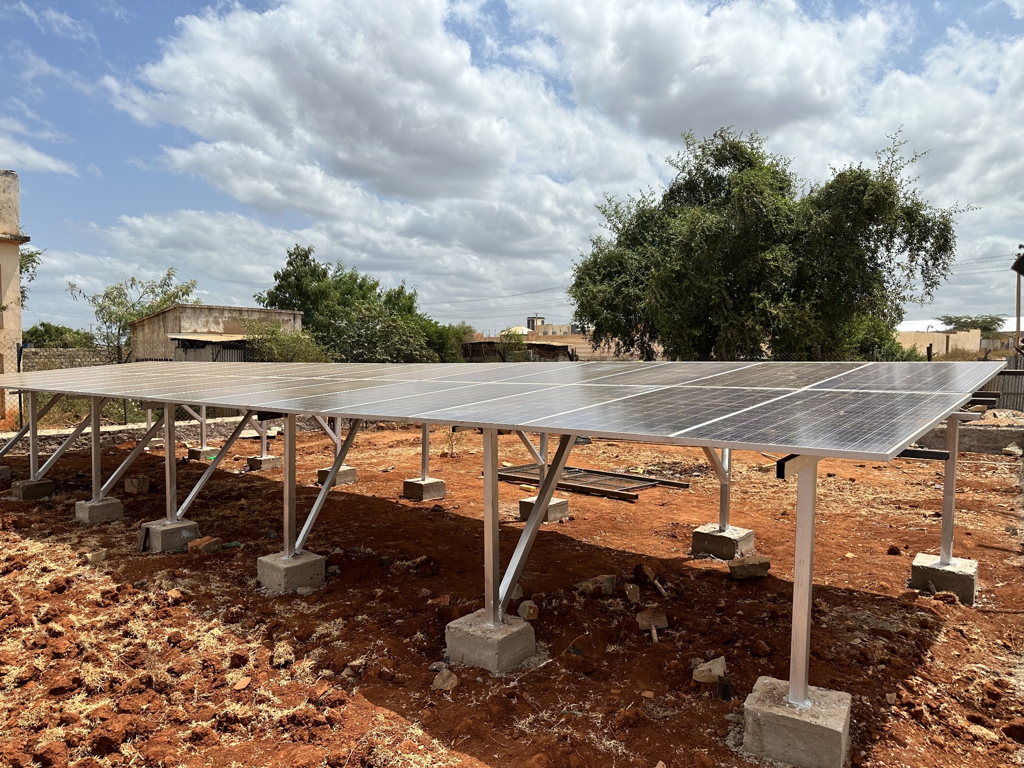 Solar panel installation